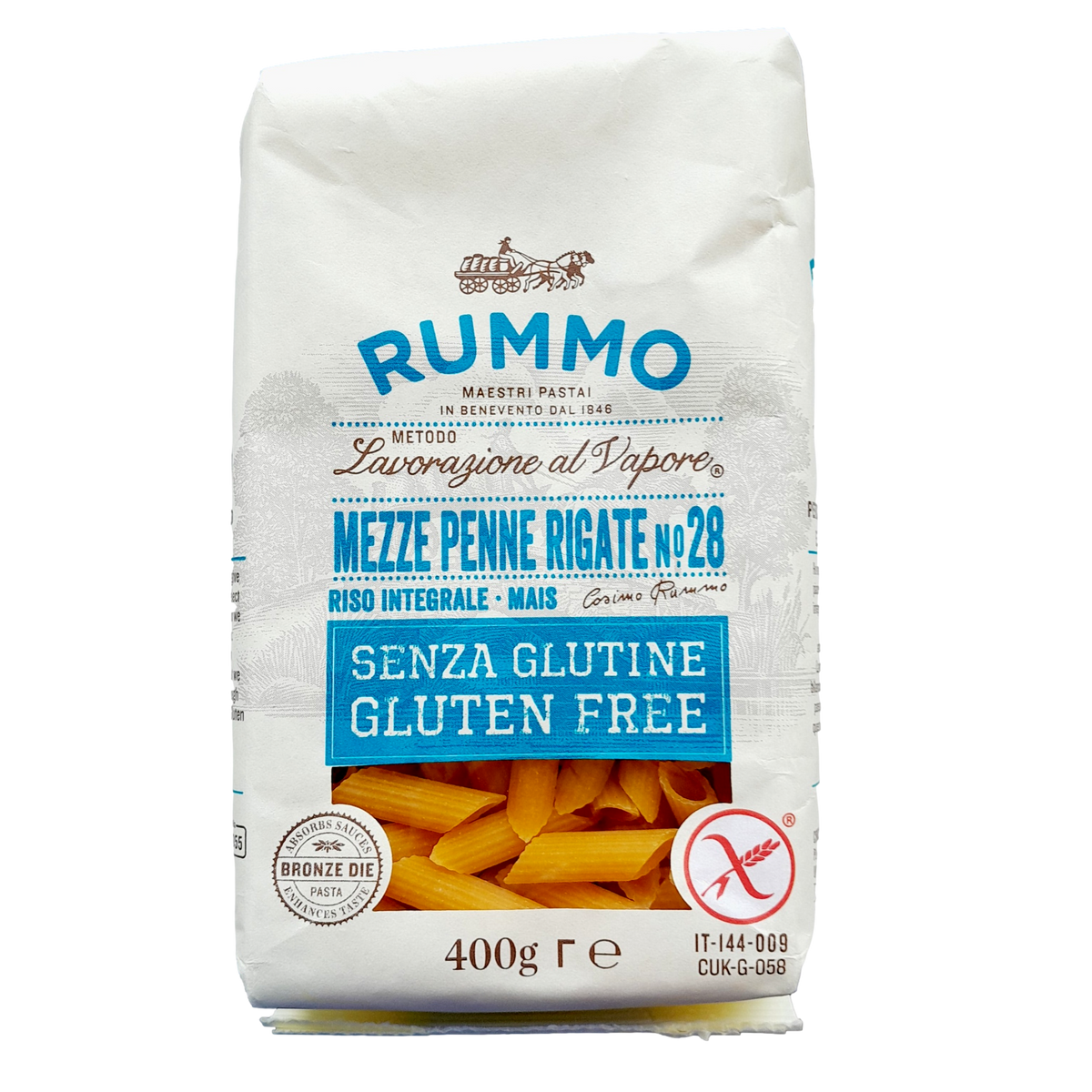 Pasta Rummo Mezze Penne Rigate n° 28 500 g