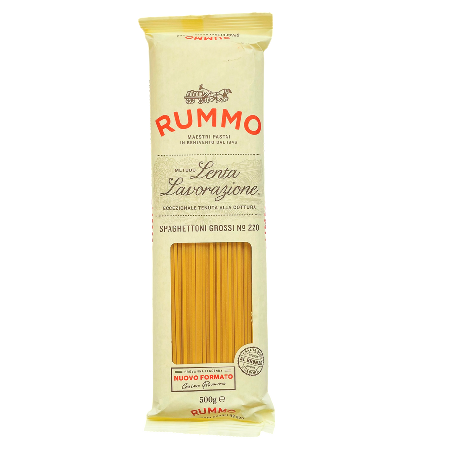 RUMMO PASTA GR 500 SPAGHETTONI GROSSI N 220 – myDelibox